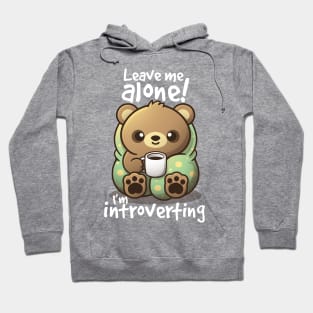 introvert bear Hoodie